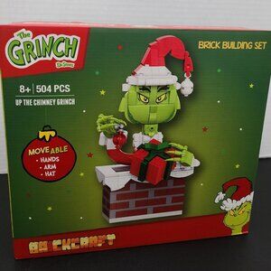 Dr. Seuss The Grinch Up The Chimney Grinch Brick Building Set 504 Pcs Brickcraft